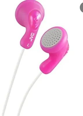 £19.99 • Buy JVC In Ear Gummy Earphones Pink. Excellent Quality And Long Lasting. 