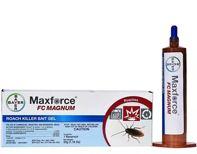 2 Tubes Maxforce FC Magnum Cockroach German Roach Control Gel Bait • $34