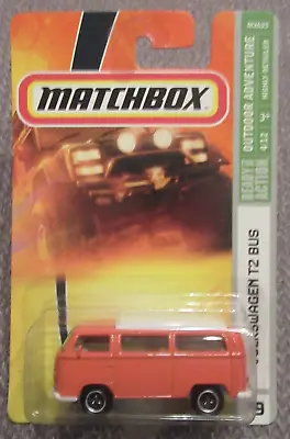 Matchbox 2008 Outdoors Sportsman Volkswagen T2 Bus #79  Orange • $12.89