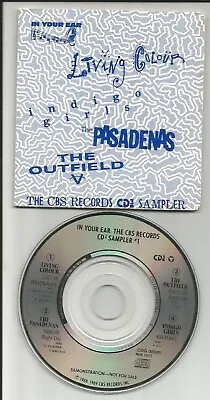 INDIGO GIRLS Outfield LIVING COLOUR PROMO MINI 3 INCH CD Single CD3 1989 USA • $24.99