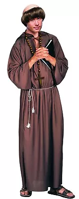 Biblical Times Men's Monk Robe Halloween Costume - Standard #3065 • $15