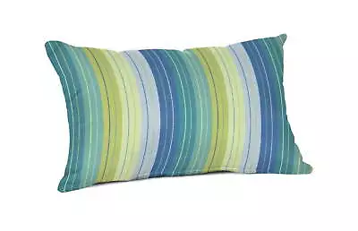 Sunbrella Rectangle 20 X 13 In. Throw Pillow - Seville Seaside Ultraviolet-proof • $26.32