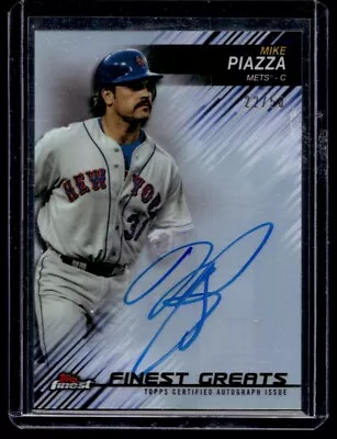 2016 Finest Greats Autographs Mike Piazza Auto New York Mets #FGA-MP • $75