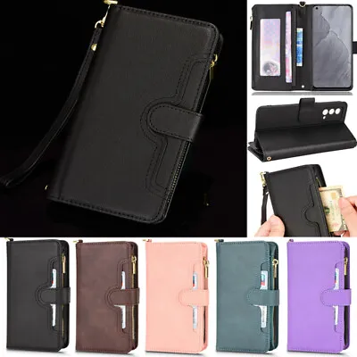 Zieepr Wallet Leather Flip Case Cover For Oppo A55S A74 A54 A93 A73 Realme C21Y • $29.69