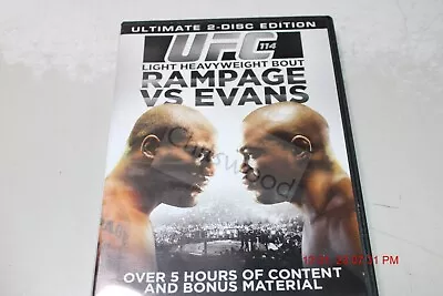 UFC 114: Rampage V. Evans DVD • $9.10