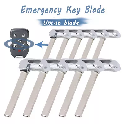 10x Smart Remote Emergency Key Blade For Chevrolet Suburban GMC Terrain Yukon XL • $32.67