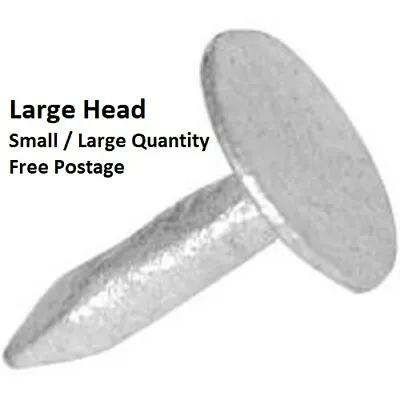 Felt Nails Clouts Shed Hutch Play House Garden Roof Large Head 20mm CHOOSE QUANT • £0.99