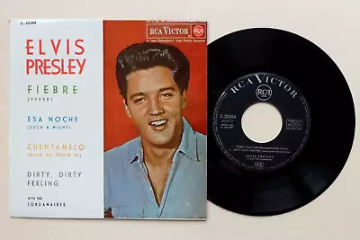 Elvis Presley Fever Such A Night *Rare* 1962 Spanish EP - Spain Cat# 3-20384 NM • $71.52