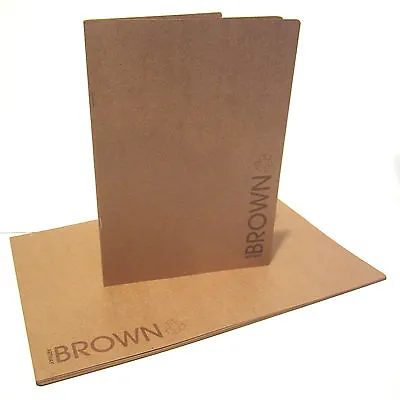 A3/A4 Portrait Kraft Sketchbook Art Book Scrapbook Brown Natural Pages Paper • £7.99