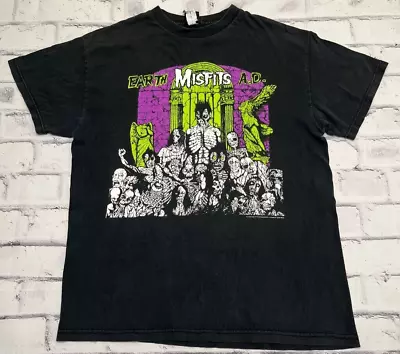 The Misfits Shirt Medium Black Vintage 2002 Earth A.D Punk Rock Band Tee Music • $140.99