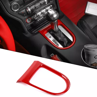 Interior Center Gear Shift Panel Cover Trim For 2015-20 Ford Mustang Accessories • $17.24