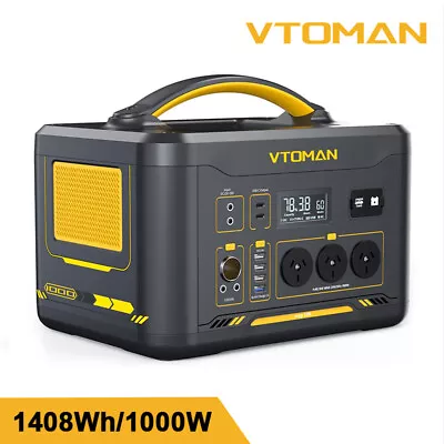 VTOMAN 1000W Portable Power Station Jump 1000 1408Wh Solar Generator For Camping • $849