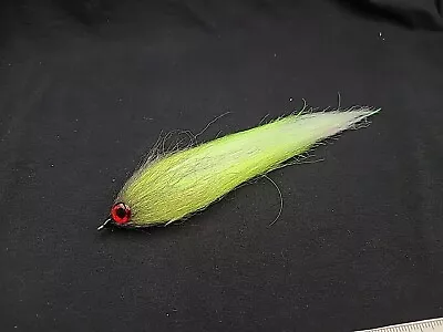 Custom Tied 8  Musky Muskie Pike Bass Fly Fishing Bait Lure 5/0 Mustad Hook #F08 • $12.50