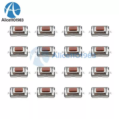 50PCS 3x6x2.5mm Tactile Push Button Switch Tact Micro Switch 2 Pin SMD • $1.60