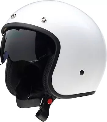 Z1R Saturn Solid Open Face Motorcycle Helmet White • $89.95