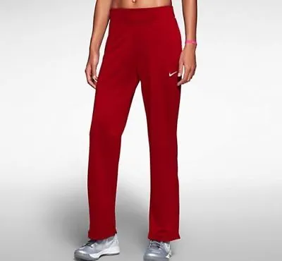 NIKE Women's Dri-Fit Team Avenger Warm Up Pants Scarlet Small NWT List $60 • $18.95