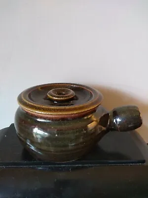 £37.50 • Buy Stoneware Winchcombe Studio Pottery Individual Casserole Pot With Tenmoku Glaze