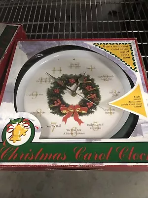 Mark Feldstein Musical Christmas Clock Traditional Carol Top Of The Hour 1999 • $35