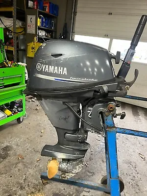 2002 Yamaha F20 20 Hp 4-Stroke 15  Tiller Handle Outboard Boat Motor Engine Four • $1850