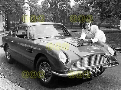 Photo - Bond Girl Valerie Leon With Aston Martin Lagonda 1965 • £4.95