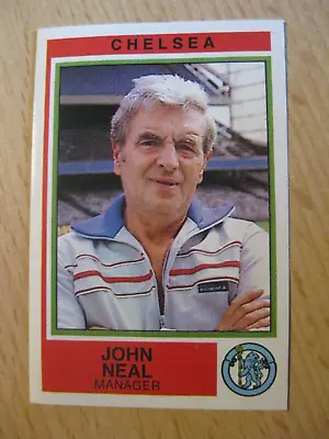 PANINI - FOOTBALL 85 - 1 Sticker ' CHELSEA ' MANAGER - # 40 • £2