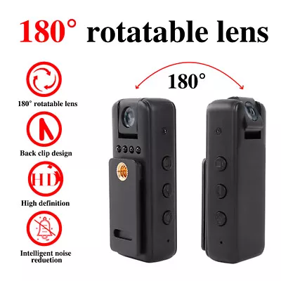 1080P HD Video Recorder DVR IR Night Cam Camcorder Mini Body Police Camera 2024 • $16.43