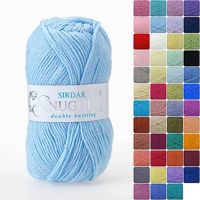 £2.29 • Buy Sirdar Snuggly DK 50g Acrylic Baby Knitting Wool Yarn - All Shades & Patterns