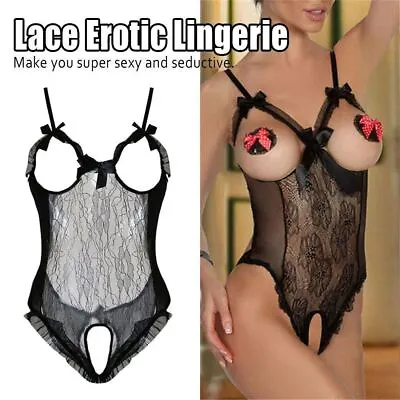 Women's Sexy-Lingerie Babydoll Sleepwear Underwear Lace Dress G-String Nightwear • $7.59