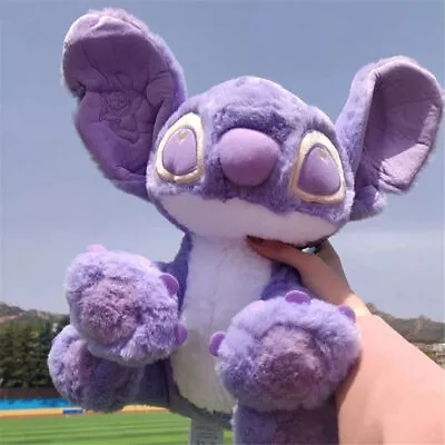 Purple Lilo Stitch Animal Teddy Doll Plush Toy Soft Stuffed Plushie Toys Gift • £5.99