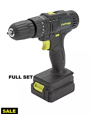 Challenge 14.4v Cordless Impact Drill FULL SET BATTERY CHARGER UNIT SS20CHAMD • £19.97