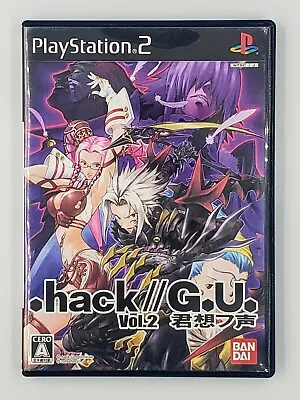 .hack//G.U. Vol.2 Kimi Omou Koe Sony PlayStation 2 PS2 Japan Import US Seller • $11.50