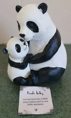 New Panda Baby Ornament Sentiment Gift Christmas  Wedding  NEW AND BOXED  • £16.99