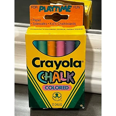 Crayola Colored Chalk Vintage 1988 Binney & Smith • $10