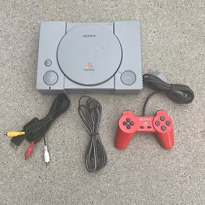 $59.75 • Buy Sony PlayStation 1 - PS1 - PSX - Video Game Console - SCPH-7001 - Red Controller