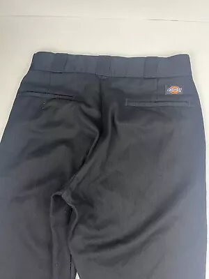 Vintage Dickies Black Twill Pants Size 31 X 32 • $24.99