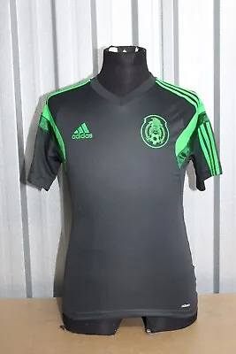 Adidas Mexico 2014 Warm Up Jersey Soccer Football Shirt Size S Small Used • £20