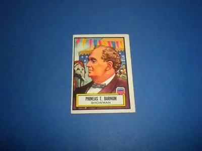 LOOK 'N SEE Trading Card #24 Phineas T. Barnum T.C.G./TOPPS 1952 U.S.A • $7.99