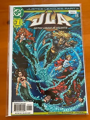 JLA 1 Justice League Of Atlantis - High Grade Comic Book - B44-55 • $9.99