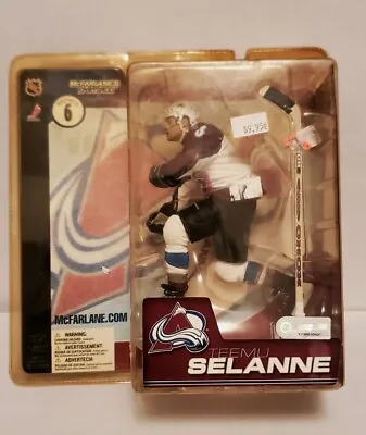 McFarlane Toys Sports Picks Teemu Selanne #8 NHL Series 6 Colorado Sealed 2003 • $9.43