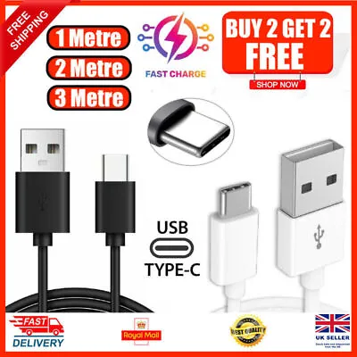 FOR Sony Xperia L1 L2/XA1 XA2 USB-C Type C Data Sync Charger Charging Cable Lead • £4.45