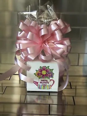 Mother's Day Cookie Gift Basket-Box Wrapped With Pink Bow Card Included • $8.75