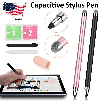 Universal 2 In 1 Touch Screen Pen Stylus For IPhone IPad Samsung Tablet Phone PC • $10.98