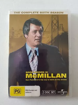 DVD - McMillan & Wife Sixth Season 6 Region 4 PG Rock Hudson • $8.19