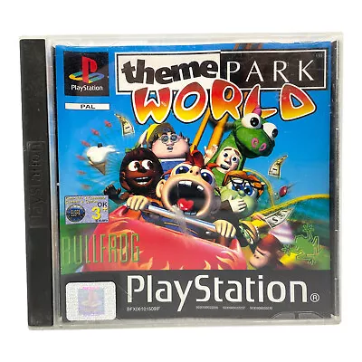 Theme Park World *No Manual* Sony PS1 PAL • $24