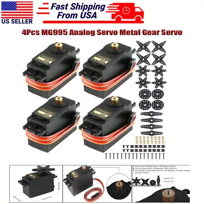 4Pcs 20KG Metal Gear Digital Servo Coreless HIGH TORQUE SPEED For RC Waterproof • $18.98