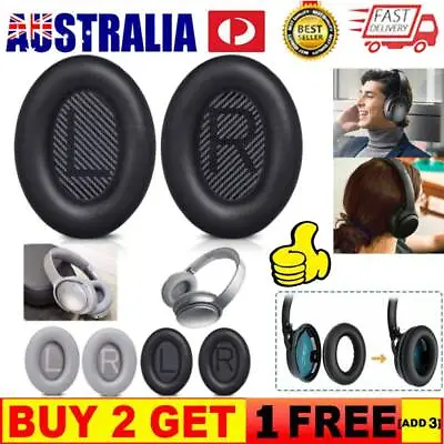 Bose Replacement Ear Pads Cushion Black QuietComfort 35 QC35II QC25 QC15 Kit • $2.89