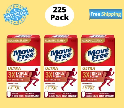 Move Free Ultra Triple Action Dietary Supplement Tablets 225ct. (No Ship To CA) • $128.99