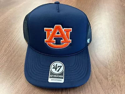 Auburn Tigers 47 Foam Front Trucker Mesh Back Hat Snapback Cap Nwt New Ncaa $35 • $30