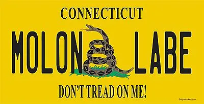 MOLON LABE -DON'T TREAD ON ME LICENSE PLATE COME AND TAKE - Customize Any State • $13.99