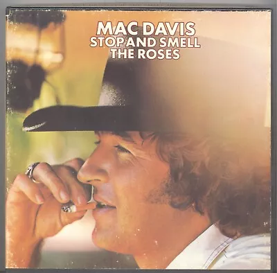 “Stop And Smell The Roses” Mac Davis 4-Track Stereo Reel To Reel Tape 3 3/4 IPS. • $22